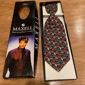 NIB Vintage Phonograph theme tie
